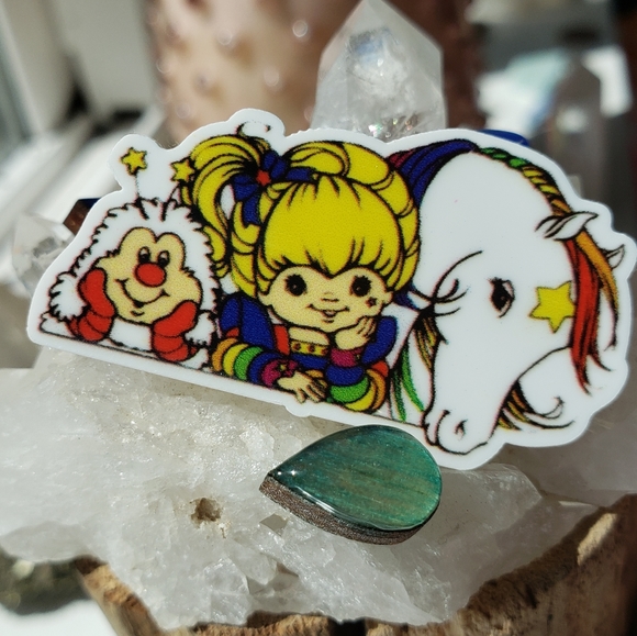 Hand Crafted Accessories - 🌈 Homemade Rainbow Brite hairclips